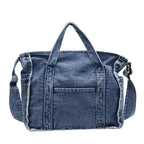 Amblot Washed denim tote bag