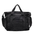 Amblot Washed denim tote bag