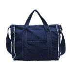 Amblot Washed denim tote bag