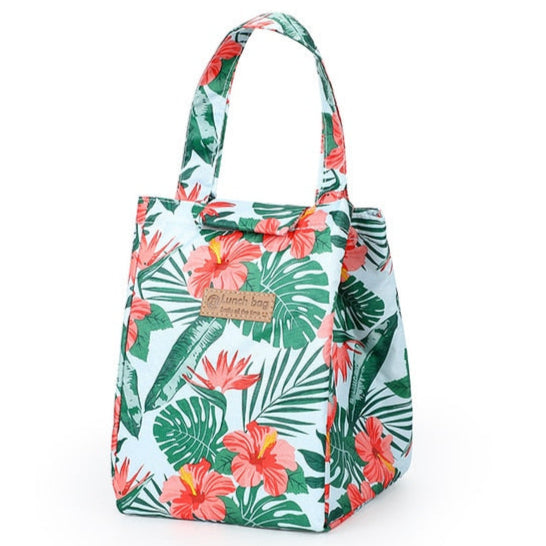 Amblot Water-lily insulated lunch tote bag