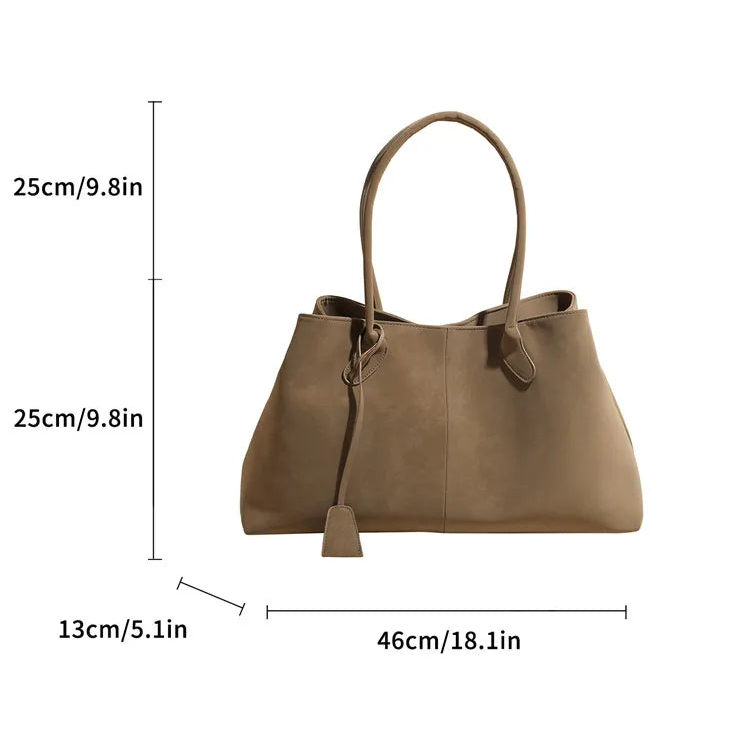 Amblot Weekend suede tote bag