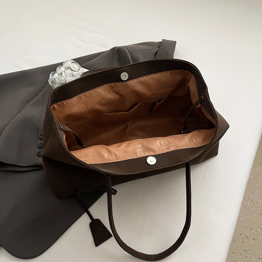 Amblot Weekend suede tote bag