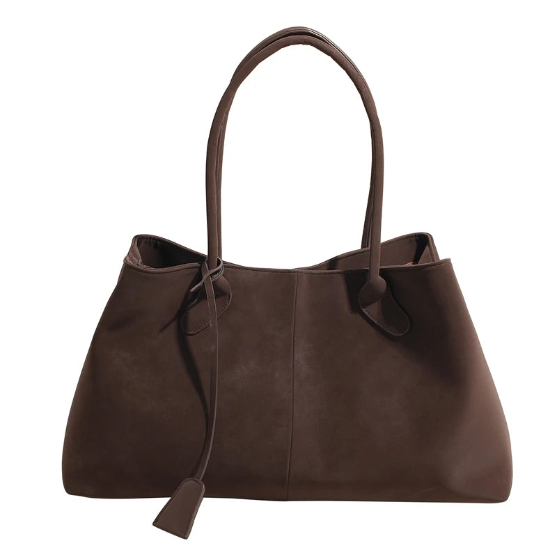 Amblot Weekend suede tote bag