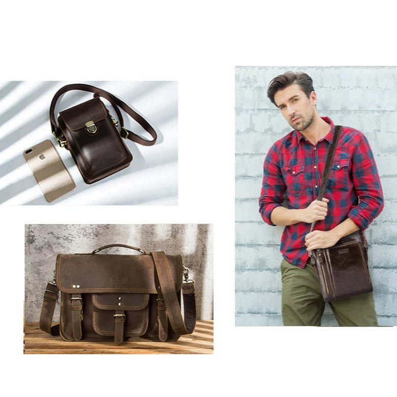 Amblot Weekender leather waist bag