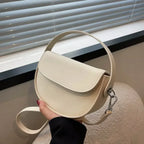 Amblot White Classic leather handbag