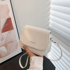 Amblot White Compact leather sling crossbody