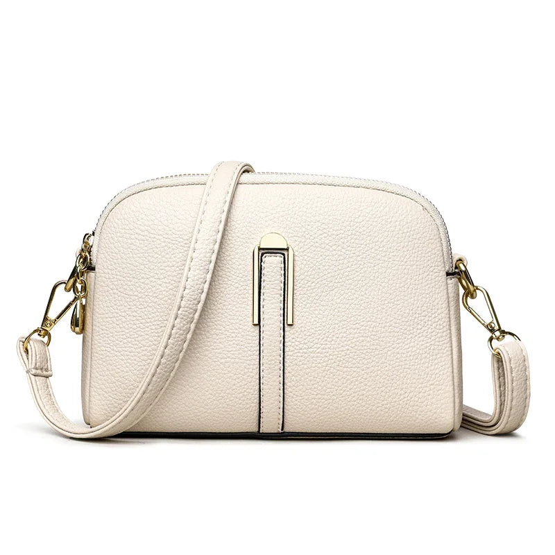 Amblot White Everyday leather crossbody bag