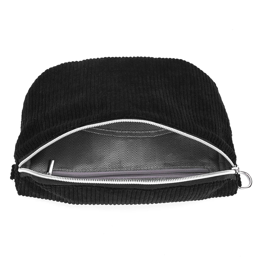 Amblot Wide-strap corduroy bum bag
