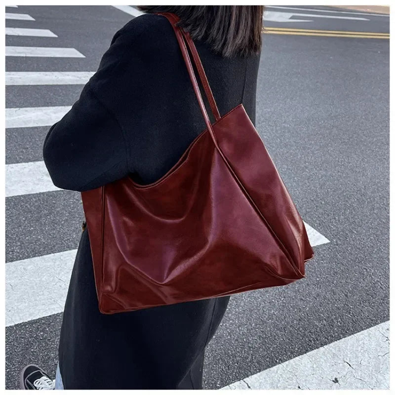Amblot Women Leather Tote Bag