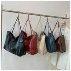 Amblot Women Leather Tote Bag
