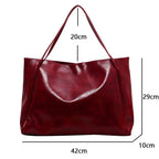 Amblot Women Leather Tote Bag