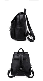 Amblot Women’s structured leather backpack