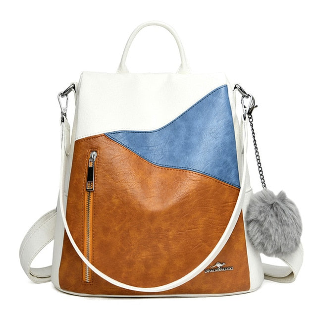Amblot Women’s tricolor convertible bag