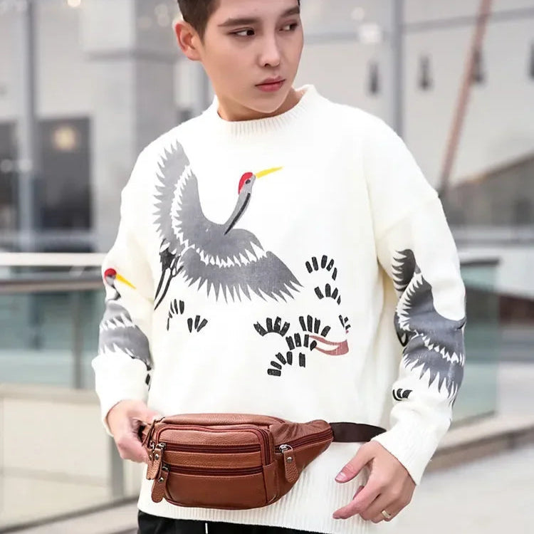 Amblot Wraparound leather bum bag