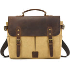 Amblot Yellow Leather office satchel