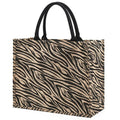 Amblot Zebra canvas shopper bag
