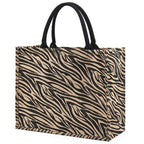 Amblot Zebra canvas shopper bag