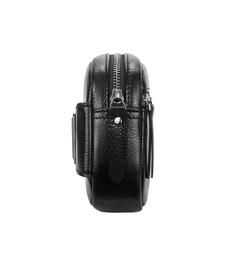 Amblot Zip-top leather belt bag